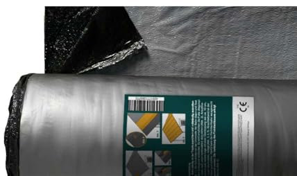 Dacheindeckung Gartenhaus KSK selbstklebend Flach-, Pultdach mit Blendbretter 6m²