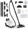 GiantexUK 2000W Steam Cleaner, 1.8L Tank Handheld Steam Mop with 15 Accessories & Child Lock, 5 Bar Household Steamer Cleaning Machine for Floor Window Carpet Car Tile (White)