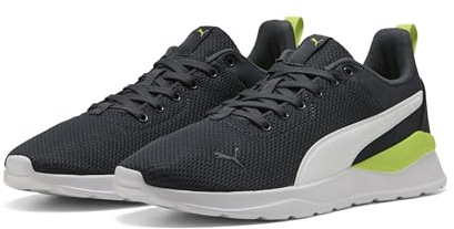 PUMA Erwachsene Anzarun Lite Sneakers 40.5, Strong Gray White Lime Smash Green