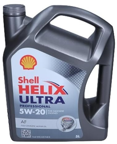 SHELL Motoröl 5W-20 Helix Motor Öl ACEA A1/B1 API SN Ultra Prof AF 5L Kompatibel mit FORD Fiesta Mk6 Schrägheck JA8, JR8 FOCUS III Turnier Fiesta Mk5 Schrägheck JH1, JD1, JH3, JD3 Kuga Mk2 DM2