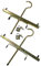 Abbey Universal Ladder Roof Rack Clamps (Pair)