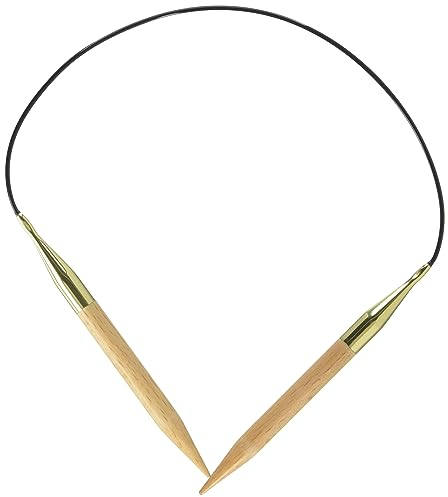 KnitPro Basix Birch Rundstricknadel, 40 cm Länge x 8.00 mm Stärken