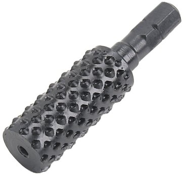 wolfcraft Profilraspel ∅ 13,5 mm I 2527000 I für Holz I zum Vorbereiten von Aussparungen und für den schnellen Abtrag von Material