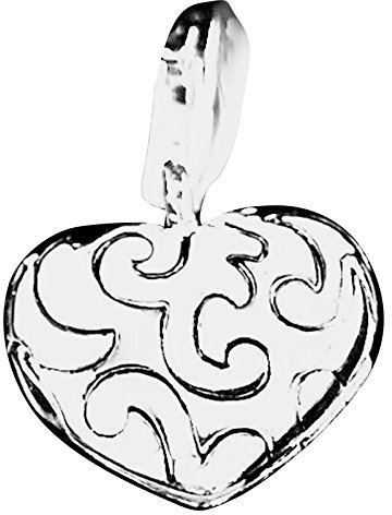 Thomas Sabo Damen-Charm Club-Anhänger Medaillon Herz 925er Sterlingsilber 0605-001-12