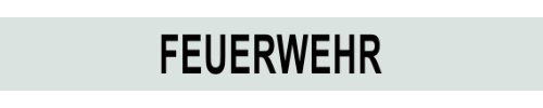 tee-uu REFLEXSTREIFEN für Deine Bekleidungstasche (FEUERWEHR)
