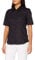 Seidensticker Damen Women Regular Shortsleeve Hemdbluse, Schwarz(080605), 54 EU
