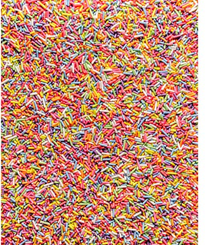 Simply Topps Sugar Strands Cake Sprinkles, Bright Rainbow, 30 Grams