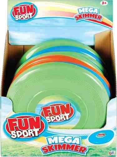 2 x Fun Sport Frisbee Skimmer Flying Disc Frisbees Toy - Kids Dogs - Summer Swimming Beach/Pool Fun!