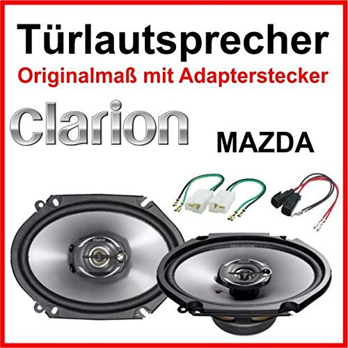 Clarion 6x8 speziell für MAZDA 3 / 5 / 6 Vordere / Hintere Türen
