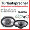 Clarion 6x8 speziell für MAZDA 3 / 5 / 6 Vordere / Hintere Türen