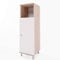 Vicco Midischrank Fynn, Badmöbel, Sonoma/Weiß, 30 x 95 cm