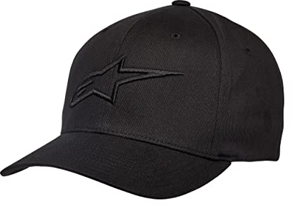 Alpinestars Herren Baseball Kappe Ageless Curve Hat, Schwarz Schwarz, LXL, 1017-81010
