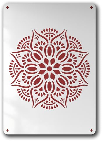 Schablone Mandala Orient Muster Stern - BD06