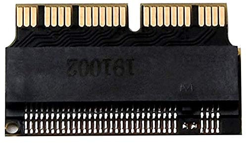 OLVINS Mise à Niveau de la Carte Adaptateur SSD GFF M.2 nVME pour MacBook Air A1465 A1466 (année 2013-2016) et pour Mac Pro (année Fin 2013-2015)
