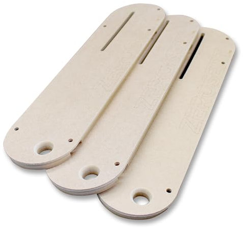 ZEROSERT Zero Clearance Table Saw Inserts - Delta Compatible - 36-725, 36-725T2, 36-5152, 36-5000, 36-5000T2 Table Saws (3-Pack)