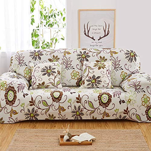 uyeoco Sofabezug Stylish Pattern Sofaüberzug L Form Couchbezug Sofahusse Sofabezug Ecksofa Sofaüberwürfe Couchbezug Sesselbezug Sofa Überwürfe/Stretch Hussen Für Wohnzimmer Anti-Rutsch