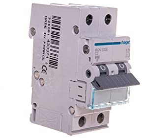 Disjoncteur 2P C 2A 6kA AC MCN202E