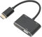 Dilwe HDMI to HDMI VGA Splitter Adapter 4K Supports Desktops, Laptops, PCs, Monitors, Projectors, for etc.