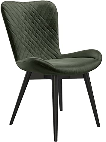 HOMELIV. Pepper Schalenstuhl, 58x67x88cm in Oliv, 120kg maximale Belastbarkeit, gemütlicher Esszimmerstuhl, mit hohem Sitzkomfort, EIN Blickfang für Ihren Wohnbereich