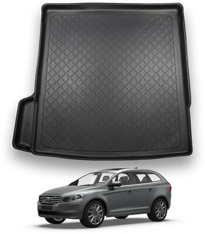 NOMAD Volvo XC90 (2015+) Boot Liner [Fits 7 Seats Model with 3rd Row Folded] Premium Tailored Fit Mat Protector Recyclable Waterproof Dog & Pet Friendly Raised Edges Compatible Custom Fit Accessory