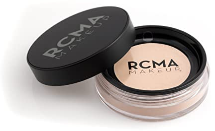 RCMA Premiere Lose Puder – Talk- und Parabenfreie, durchscheinende Foundation oder Finishing HD Pro Make-up mit verschwommenem Glättungseffekt – Farbtopas