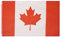 MUWO Flagge Nations Together 90 x 150 cm Nationalmanschaften, doppelseitige Gartenflagge, wetterfeste Fanflagge, Fußballflagge Polyester Länderfagge Deutschland mit Ösen (Kanada)