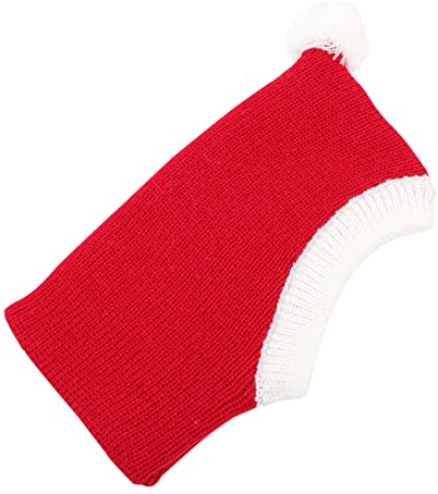 BCOATH Haustier Weihnachtsmütze Hunde weihnachtsmütze Hunde nikolausmütze Cosplay-Kostüm Strickzubehör Hüte Tiara weihnachtsmütze dekore Kopfschmuck für Haustiere der Hund schmücken Hut
