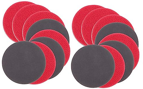 CORHAD Complete Bowling Ball Polishing Set 16 Pcs Bowl Grit Cleaning Pad Portable Reusable Convenient for Home Use