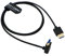 Alvin's Cables 8K HDMI 2.1 Cable High Speed Thin Straight HDMI to Up Angle HDMI for Atomos Ninja V Monitor, Z CAM E2, Sony FS5| FS7| A7S3 Cameras 39.4inches|1M