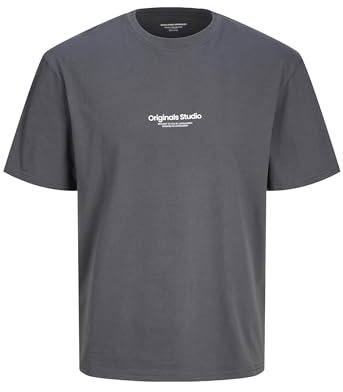 JACK&JONES Herren JORVESTERBRO Tee SS Crew Neck NOOS T-Shirt, Iron GateM