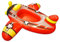 ADEPTNA Kids Inflatable Swimming Pool Boat Float - Fun Water Ride-On Beach Lounger for Summer Holiday (PLANE)