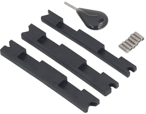 Fin Box Adapter, Prof. Surfbrett-Fin-Plug-Umrüstung, 3 Stück, Tragbar, Leicht, Kunststoff, Fin-Schlüsselschrauben, for Prof. Surfer, Reisen, Outdoor, Surfbrett-Maintenance