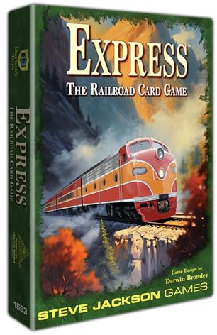 Steve Jackson Games | Express: The Railroad Card Game | Fast-Paced Strategy Game | Exciting Game for 2 to 6 Players, Ages 14 and Up | Perfect for Family Game Nights and Travel | English