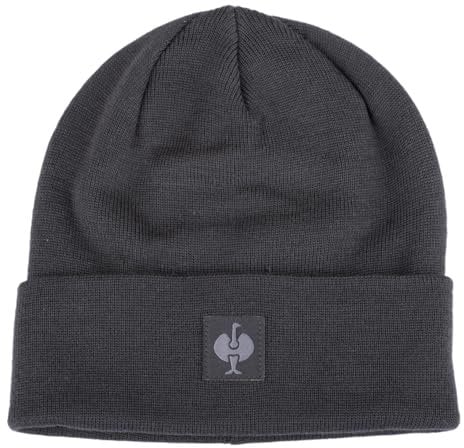 Engelbert Strauss Unisex - Erwachsene Strickmütze e.s.Iconic, Farbe:carbongrau, Größe:L/XL