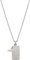 Emporio Armani Herren-Edelstahl-Halskette mit Karabinerverschluss, Glänzendes Silber