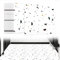 VIDETOL Pack of 40 PVC Flooring, Self-Adhesive, 30 x 30 cm, Adhesive Tiles, Waterproof, White Floor Tiles, Self-Adhesive, Non-Slip Vinyl Flooring, Click System for Kitchen, Living Room, Bathroom