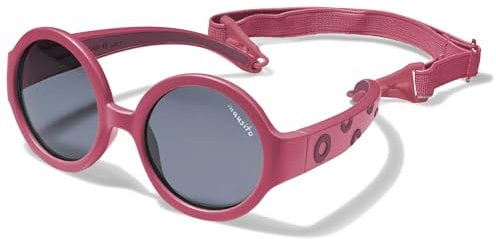 Mausito Sonnenbrille Kinder 2-5 Jahre Mädchen | VERGLEICHSSIEGER Kindersonnenbrille 100% UV-Schutz | BIEGSAM | Schadstofffreie Sonnenbrille für Kinder mit Band | Europäisches Design