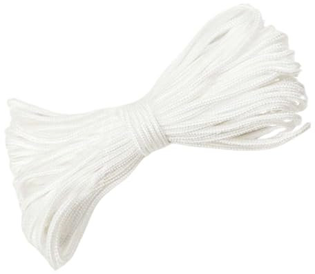 Cordon en nylon pour accrocher des tableaux - 20 mètres - Pour encadrement, art mural, photos et projets de bricolage - Solide, durable et facile à utiliser