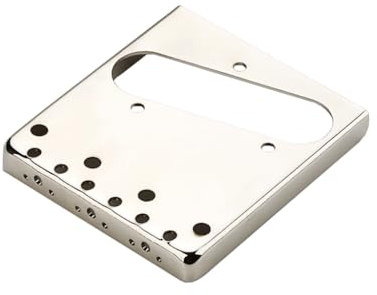 RuiJOTWAT 86Mm Top Loader Guitar Bridge Plate For Fender Telecaster Electric Guitar Pickup Replacement Parts Accessories (Silver)