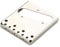 Plaque de pont RuiJOTWAT 86 mm pour guitare électrique Fender Telecaster, pièces de rechange et accessoires (argent)