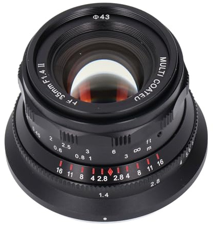 35 Mm F1.4 Porträtobjektiv für Z -Mount -Kameras - Handbuch für Große Blendenhandbuch Vollrahmen Objektiv für Z30, Z5, Z6, Z7, ZFC - Außergewöhnliche Bildqualität und (Black)