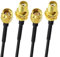 2 Pièce Câble SMA RG174, Rallonge Antenne WiFi, Câble Coaxial SMA Mâle à Femelle 50Ohm pour 4G LTE, Modem 5G, GPS, SDR, Radio Amateur, Caméra Recul, Caméra FPV, Routeur, Divers Appareils (2m)