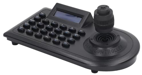 Asyduey 4D 4-Achsen-Joystick PTZ-Tastatur-Controller RS485 für PTZ-Kamera DVR XVR-Recorder EU-Stecker
