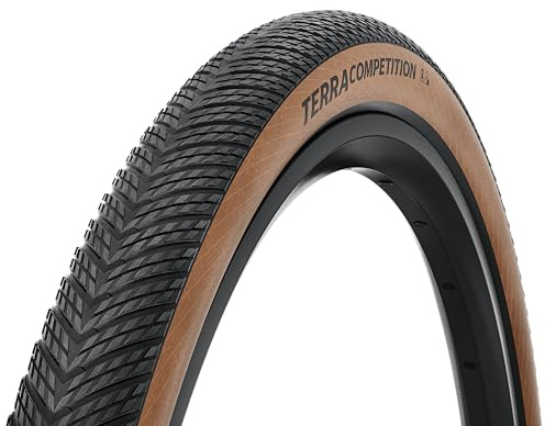 Continental Terra Competition - Black/Transparent - Tubeless Gravel Bike Tire | Blur The Line Between Road & Gravel - E25 Ebike Rated - 700x35-Grip-Trail