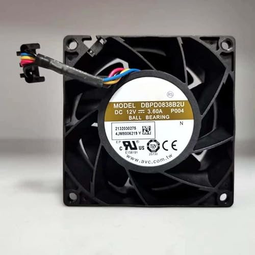 Original DBPD0838B2U 80MM 12V 3.6A 8038 4-wire gas grill server fan