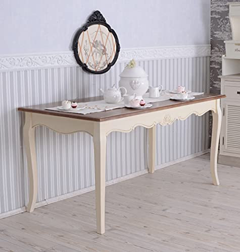 Grosser Esstisch Shabby chic Tisch Tafeltisch Holztisch Küchentisch Landhausstil HMB08 Palazzo Exklusiv