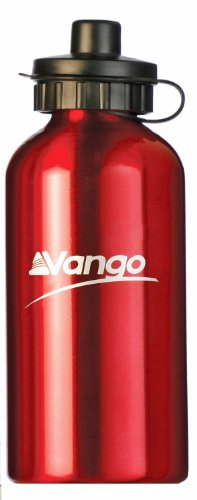 Vango Aluminium Drinking Water Bottle - Red, 0.05 Litres