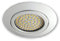 LICHT DISCOUNT LED Einbaustrahler 230 V S0307 weiss - Einbauleuchte Spot Strahler inkl. 3.5 W LED warmweiss - geringe Einbautiefe nur 27 mm - Deckeneinbaustrahler Deckenspot Einbauspot