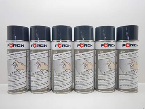 FORCH ANTHRAZITGRAU RAL 7016 Lack LACKSPRAY Spray SPRAYDOSE GLÄNZEND 400ML (6)