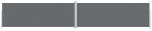 vidaXL Tenda da Sole Laterale Retrattile Antracite 220x1200 cm